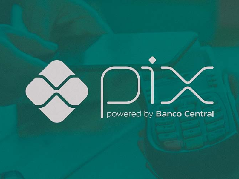 Logotipo PIX em tela de pagamento