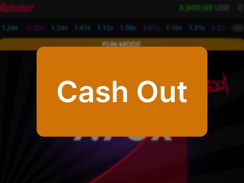 Botão Cash Out no Aviator durante voo ativo para sacar lucro